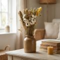 Trockenblumenstrauß Strohblumen Phalaris Weiß Gelb 30cm | Floristik24.de