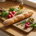 Deko Baguette Attrappe 38cm - künstliche Lebensmittel, Brot-Imitat für Schaufenster und Küchendeko | Floristik24.de