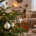 Glaskugel, Baumschmuck, Christbaumkugel Silbern H8,5cm Ø7,5cm Echtglas 12St | Floristik24.de