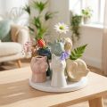 Vase Dekofiguren Tiere perfekt für verspielte Raumgestaltung 13cm | Floristik24.de