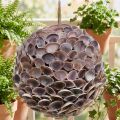 Deko Kugel Muscheln Muscheldeko zum Aufhängen Maritime Deko Ø18cm | Floristik24.de