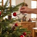 Deko Sterne Schwarz zum Hängen Weihnachtsbaumschmuck Ø12cm Set 12 Stück | Floristik24.de