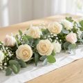 Deko Rosen Creme Künstliche Rosen Holzrosen Ø7,5cm 12 St | Floristik24.de