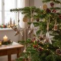 Hängedeko Deko Stern Weihnachten Metall Silber 11cm 3 St | Floristik24.de