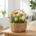 Korb mit Henkel Pflanzkorb Präsentkorb künstlich 31×23×36cm | Floristik24.de