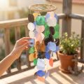 Windspiel Capiz-Muscheln Maritimer Deko Hänger Ø14,5cm 55cm | Floristik24.de