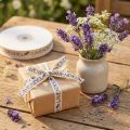 Geschenkband Lavendel Deko Baumwollband 15mm 15m | Floristik24.de