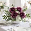 Foam Rose Lila Ø15cm 4 St | Floristik24.de