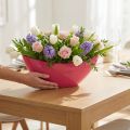 Deko-Schale Pflanzschale Pink 39cm x 12cm H13cm | Floristik24.de