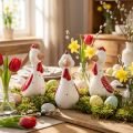 Deko Hühner Osterdeko Figuren Keramik Deko 15cm 3St | Floristik24.de
