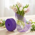 Juteband Lila 5cm 40m | Floristik24.de