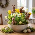 Osterhasen am Draht, sortiert, 5cm - 7cm 20 St | Floristik24.de