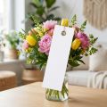 Weiße Hängeetiketten 18x60mm mit Metalldraht, Wetterfest, Ideal für Floristik und Geschenkbeschriftung, 250 Stück | Floristik24.de