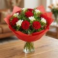 Manschettenpapier Blumenseide Seidenpapier Rot 37,5cm 100m | Floristik24.de
