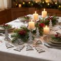 Glitzernder Tannenbaum zum Streuen 4cm 48 St | Floristik24.de