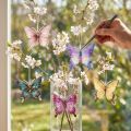 Schmetterling Anhänger Dekoration Wohnräume kunstvoll gestalten 8cm 5St | Floristik24.de