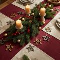 Streudeko Weihnachten Stern Holz 4 Farben Ø4cm 72 St | Floristik24.de