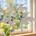 Deko Elfen Fensterdeko Frühling Metall Weiß H20cm 4 St | Floristik24.de