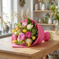 Manschettenpapier Pink 37,5cm 100m | Floristik24.de