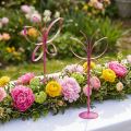Schmetterling Metall Deko Aufsteller Fuchsia Gold H29cm 2 St | Floristik24.de