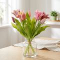 Künstliche Blumen Kronentulpen Lila Rosa 7 St im Bund 34cm | Floristik24.de