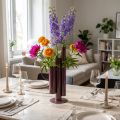 Vase Schlank Modern für elegante Tischdekoration exklusive Dekovase auffälliges Design 31cm | Floristik24.de