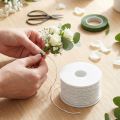 Papierdraht Weiß 2mm 100m | Floristik24.de