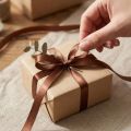 Geschenkband Braun Satinband Dekoband 6mm 50m | Floristik24.de