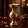Kerzenhalter orientalisch Teelichthalter Metall 25cm | Floristik24.de