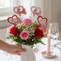 Blumenstecker Dekostecker “Love” Valentinstag 25,5cm 16 St | Floristik24.de