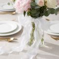 Chiffonband Organzaband Dekoband Organza Weiß 40mm 20m | Floristik24.de