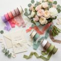 Chiffonband Stoffband 40mm 15m Verschiedene Farben | Floristik24.de
