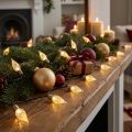 LED Lichterkette mit Timer Batterie Innen 50 LED 490cm | Floristik24.de