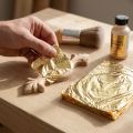 Blattmetall 16x16cm Gold 100 Blätter für Vergoldung und Deko | Floristik24.de