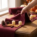 Filzband Wolle Dunkelrot 15cm x 5m für Deko und Basteln | Floristik24.de