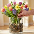 Flusskiesel Natur Hell und Dunkel 3-6cm 1kg | Floristik24.de