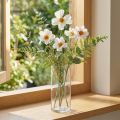 Kunstblumen Cosmea Weiß Seidenblumen H51cm 3 St | Floristik24.de