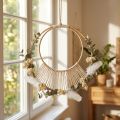 DIY Deko Hängeringe Boho-Doppelring Natur Ø20/15cm 4er-Set | Floristik24.de