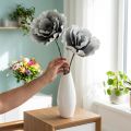 Blumen Schaumstoff Große Kunstblumen Foam Grau 85cm 2St | Floristik24.de