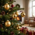 Weihnachtskugel Glas Ø6cm Gold Mix 24 St | Floristik24.de