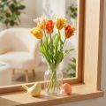 Künstliche Tulpen für stilvolle Wohnzimmerdekoration und Frühlingsanlässe 53cm | Floristik24.de