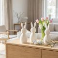 Dekofigur Hase Faltoptik für moderne Inneneinrichtung Wohnzimmer oder Büro 13cm 3St | Floristik24.de