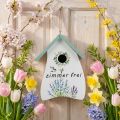 Hängedeko Frühling Deko Vogelhaus Deko Nistkasten 23cm | Floristik24.de