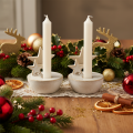 Kerzenhalter Sterne aus Keramik Weihnachtsdeko 11cm 2St | Floristik24.de