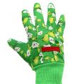 Floristik24 Kixx Frauenhandschuhe Größe 8 Grün mit Motiv