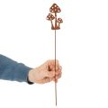 Gartenstecker Edelrost Fliegenpilz Deko Stecker 10cm 6 St | Floristik24.de