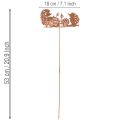 Gartenstecker Igel Motiv Rost Deko für Sommer und Herbst 53cm | Floristik24.de