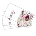 Floristik24 Geburtstagskarten mit Umschlag 12,5 x 12,5cm 3St