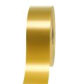 Floristik24 Geschenkband Gold 50mm 100m