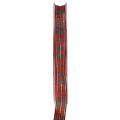 Floristik24 Geschenkband Schottisch Weihnachtsband Rot Grün 10mm 20m